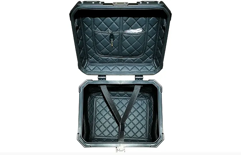 Various Good Quality CNC Machining Aluminum Customized motorcycle tail box for 35L