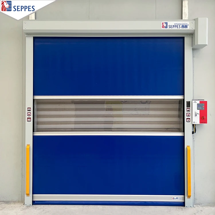 quick partition high speed roll up door isolate pollution high speed pvc door warehouse fast rolling door