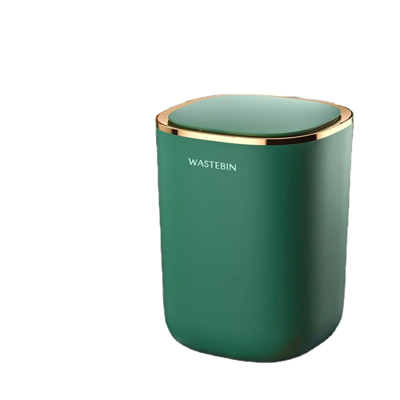 Smart Trash Can Induction Home Kitchen Toilet Bathroom Living Room Light Luxury Smart Trash Can With Lid Wholesale wastebin