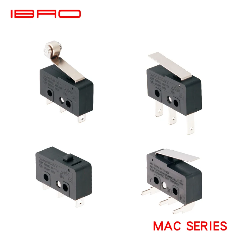  IBAO серия CNIBAO MAC электрические миниатюрные микропереключатели spdt с рычагом