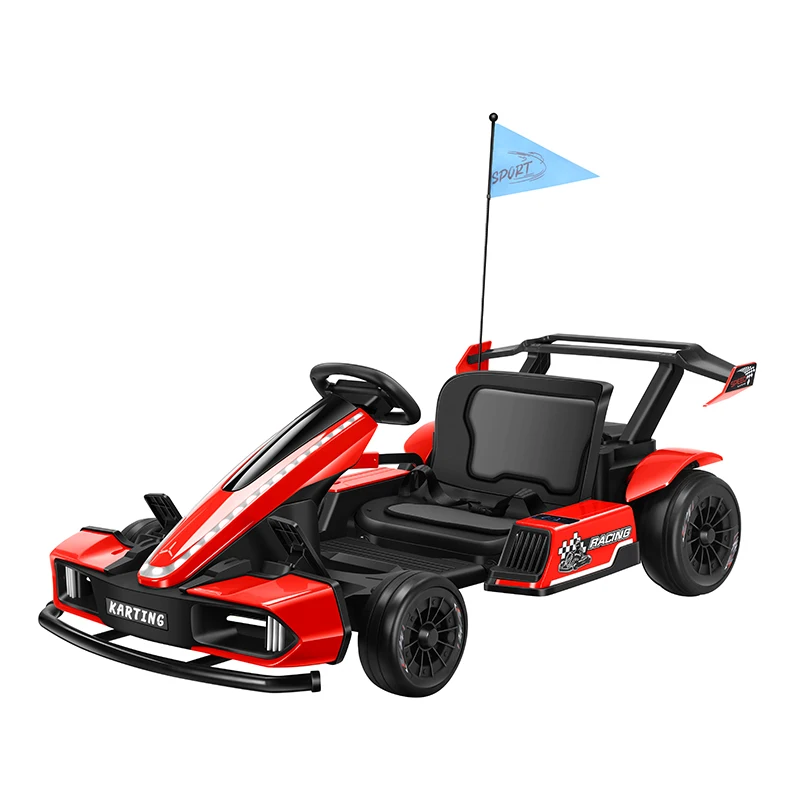 24V8AH 36V7AH Electric Drifting Kids Pedal Go Cart For 10 Year Old With 4848 Mute Motor