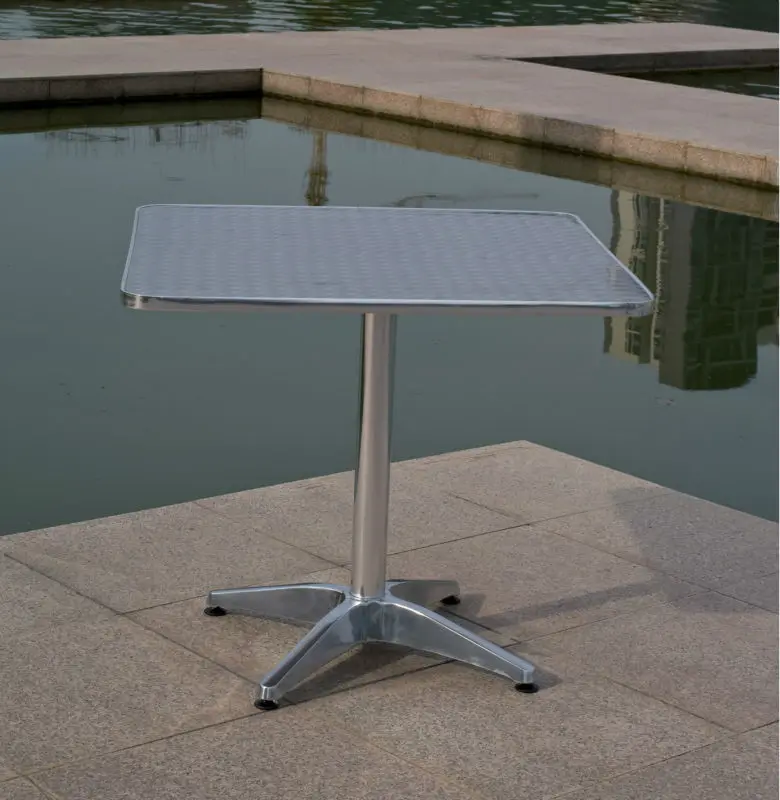 New Modern Furniture Folding Square Table 60x70cm Modern Square Bistro Foldable Table coffee table and chairs set