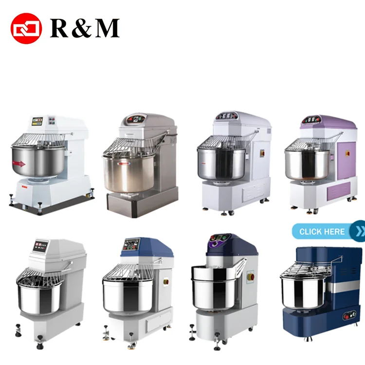 Электрический сверхмощный кг промышленность хлебобулочных изделии смешивания муки хлеб пицца коммерческих спиральный миксер для теста машины цены еда bakerymixer