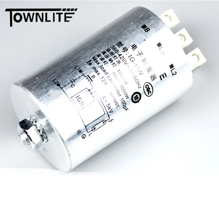 2000w electronic ignitor working for high pressure sodium lamp and hid lamp