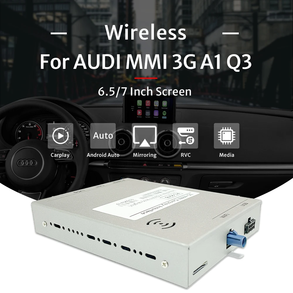 AUD1MMI 3G A1/Q3 Original Screen Upgraded Carplay Support Factory Screen