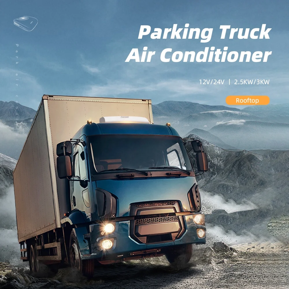 Gree Brand 7000Btu DC 24V Truck Ceiling Air Conditioner 12v24v Car Parking Air Conditioner for Cab Van Motorhome RV Caravan