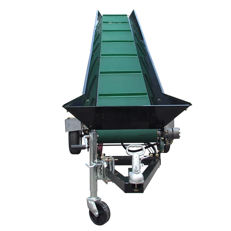 Гидравлическая конвейерная лента для загрузки грузового конвейера дров