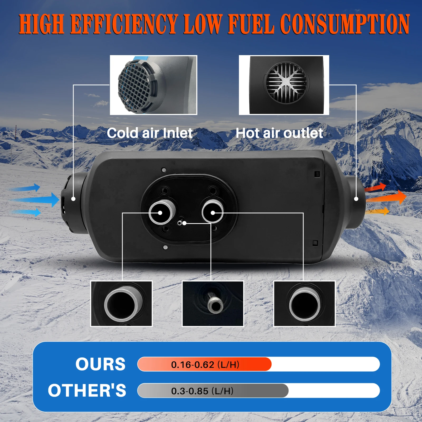 5kw liquid parking heater for diesel and gas water heater hcalory diesel heater controller bluetooth parking