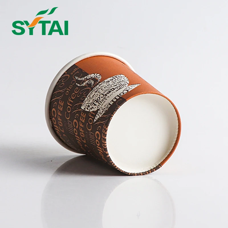 2.5oz-22oz Disposable Coffee Cup With Custom Printing Logo Paper Cup For Coffee