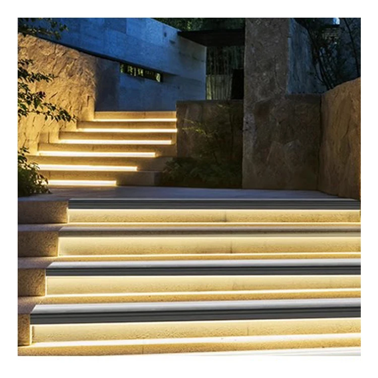COB SMD cutting LED stepper light 12V 24V LED line light intelligent motion sensor staircase light