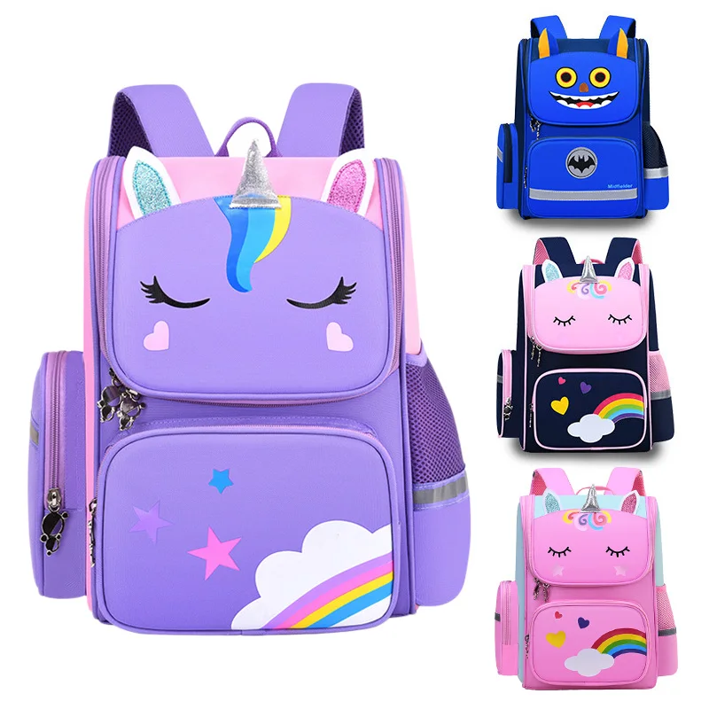School Bag  New Design Cartoon School Bag Cartoon Unicorn Primary School Bag