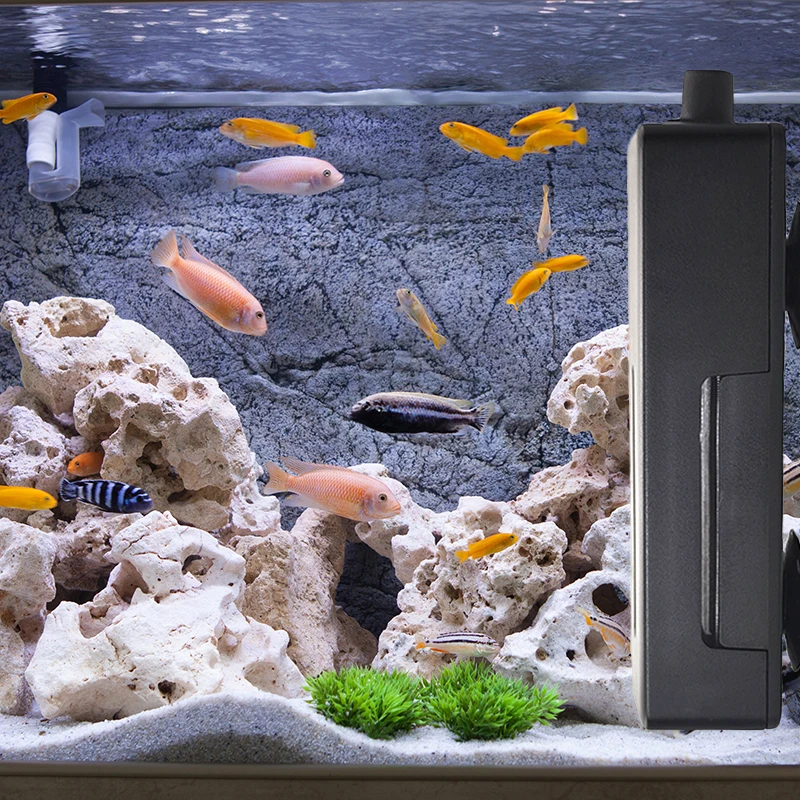 CHIYE Mini Aquarium Heater 25/50/100W Anti-collision Sheath Electric Wire Control Water Heater for Fish Tank