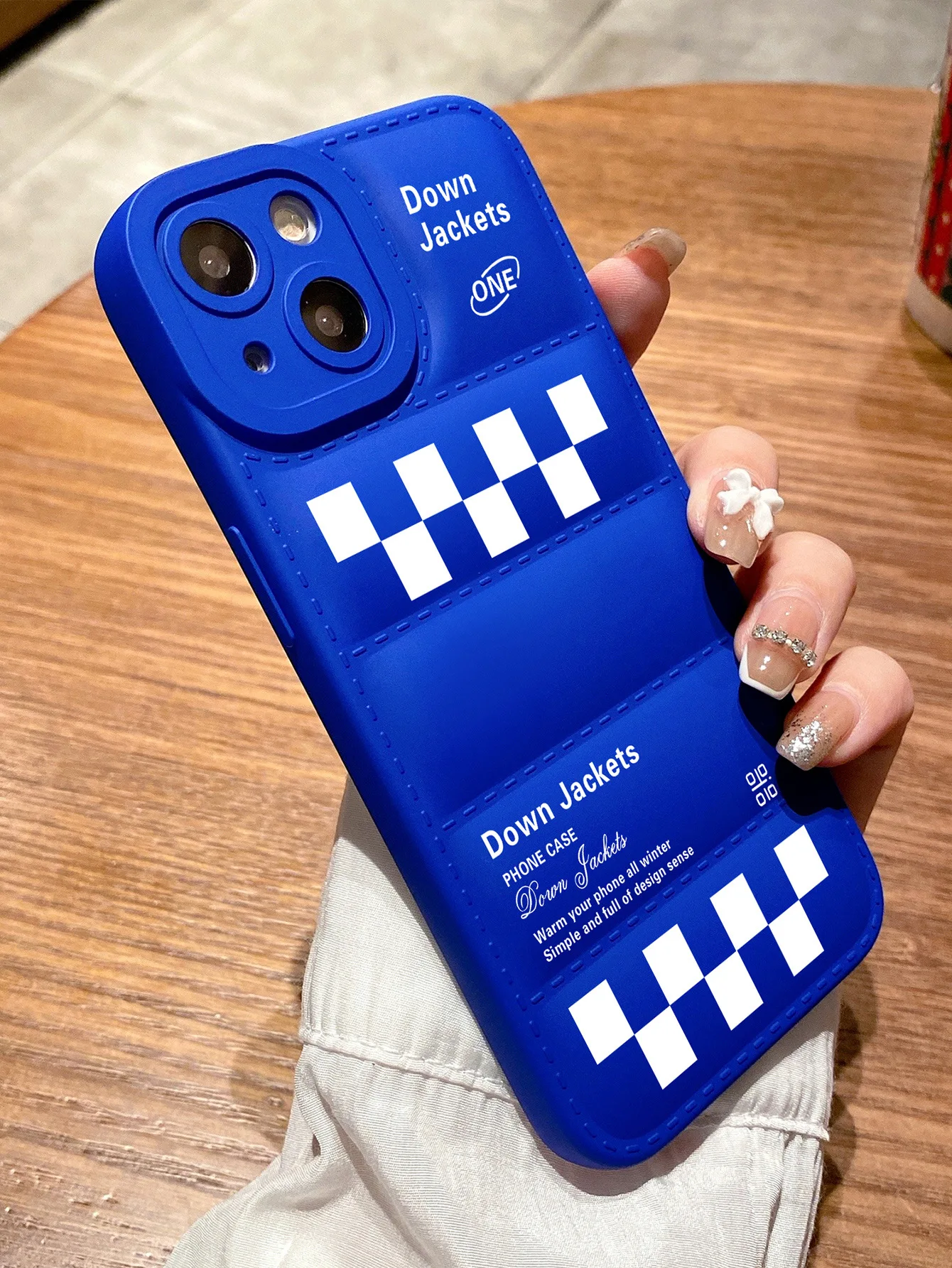 Winter New Down Jacket Series Mobile Phone Case Anti Fall Protective Case For iphone13