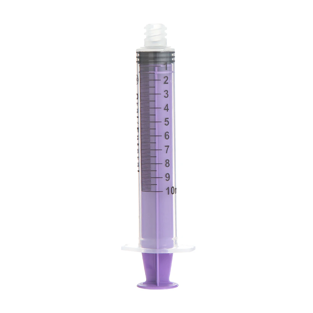 Disposable Oral 10ml Food Feeding Syringe Irrigation Syringe