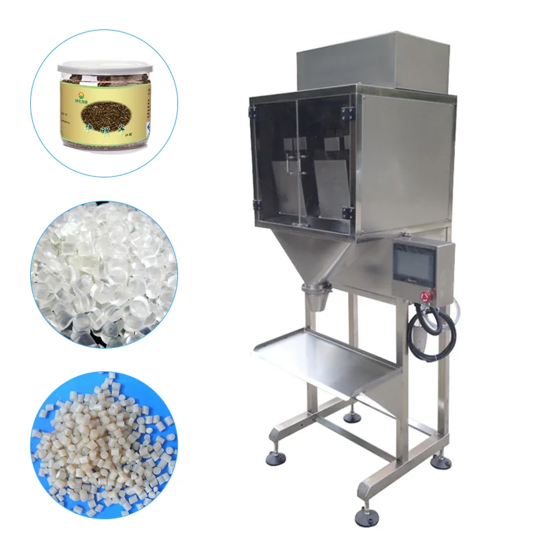 Semi Automatic Cocoa White Sugar Chocolate Beans Feed Organic Fertilizer Grain Filling Machine