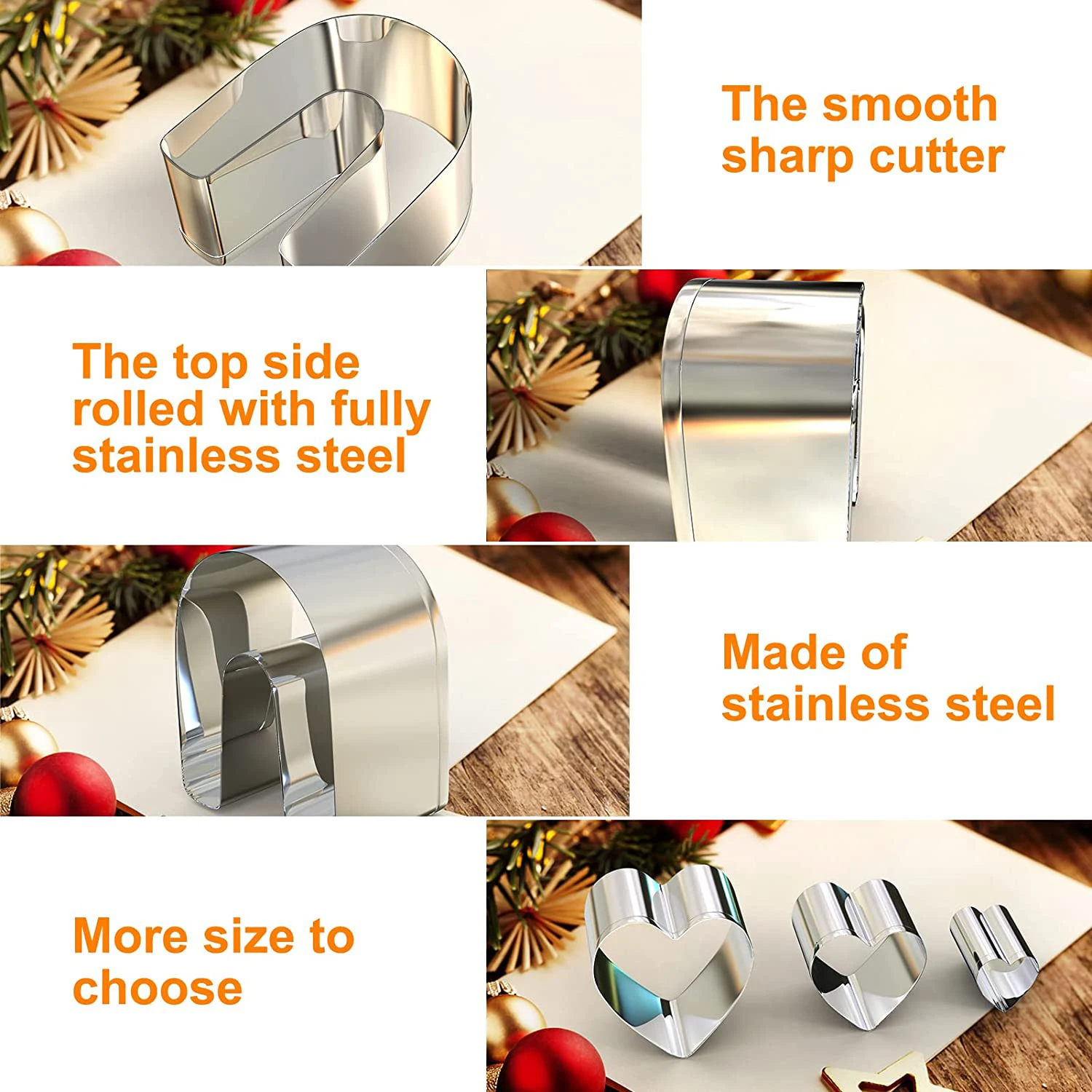 130pcs Stainless Steel Clay Earring Cutters with Earring Cards and Hooks Cookie Cutters for Polymer Clay Earring Making