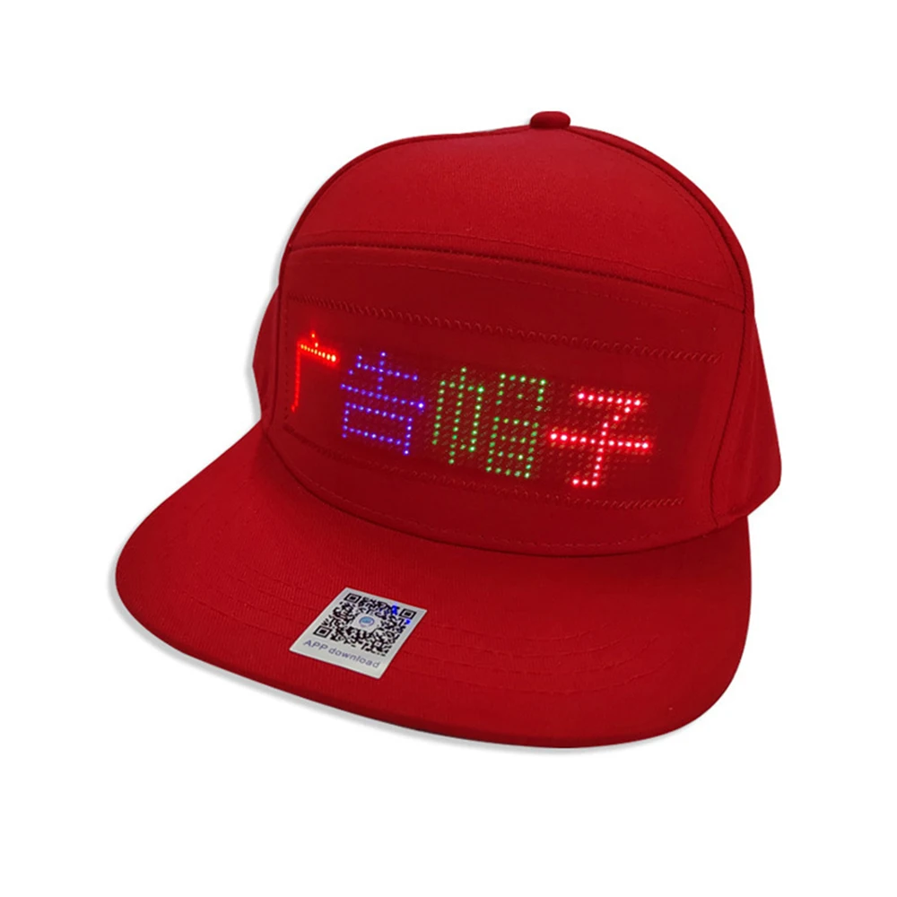 High Quality Led Sound Activated Hat Wholesale Custom Factory General Size Party Led Baseball Advertising Caps For Bar Festival