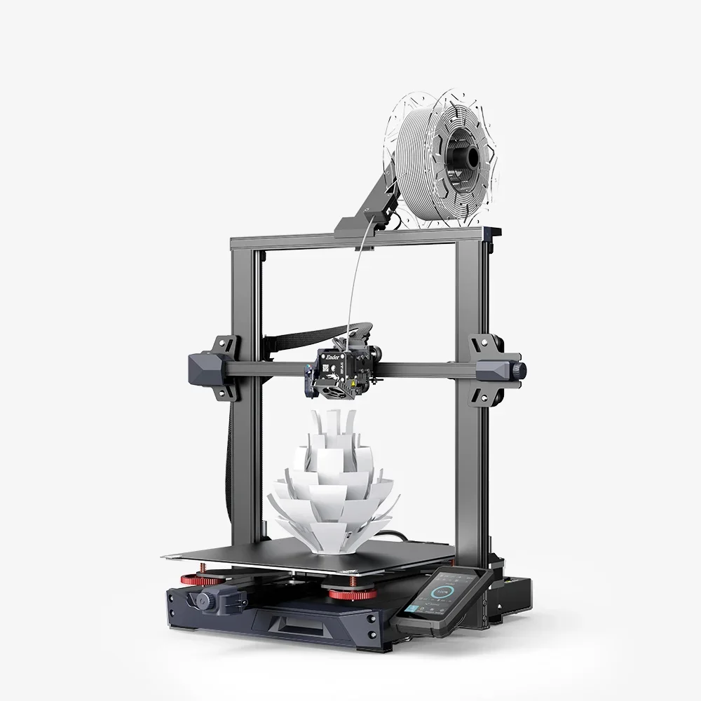 Лидер продаж Ender-3 S1 Plus 3D-принтер размер 300*300*300 мм с автоматическим выравниванием 150 мм/с высокоточные 3D-принтеры