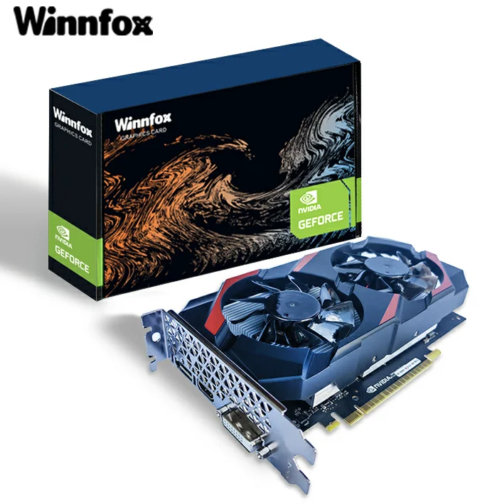 Winnfox gtx 1650 4GB 128Bit GDDR6 75w настольный компьютер игровая gtx1650 Графическая карта Видеокарта