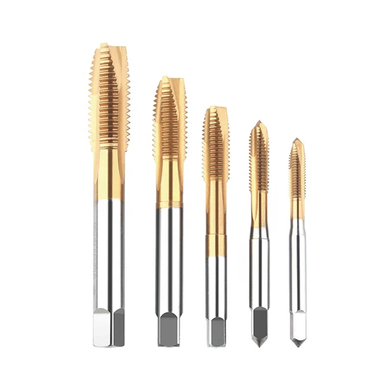 CNC Lathe Tap Thread Tools Precision Machining HSS Taps High-speed Steel Spiral Pointed Taping