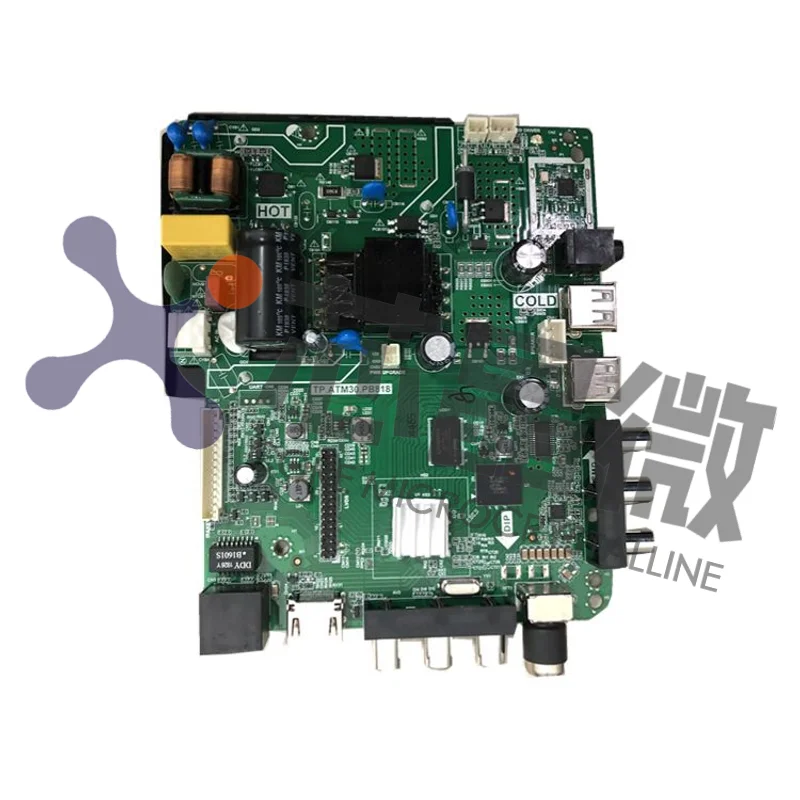 Universal Android led TV mother board TP.ATM30.PB818 with 2USB 2AV For TV pcba