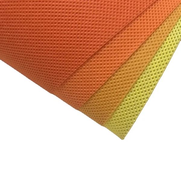 Экологически безопасная цветная дышащая полипропиленовая Нетканая сумка для покупок, материал для изготовления