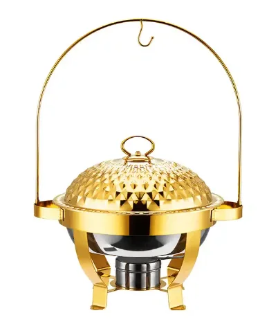 Hot sale Chafing Dish Buffet Set  High Capacity Dome Chafing Buffet Dishes Set Stainless Steel Chafing Dish Set Food Warmer