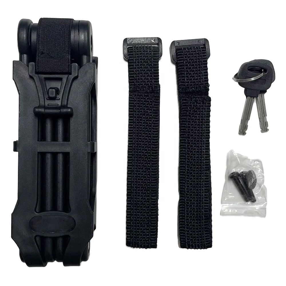 security Combination Steel Foldable Lock For Bicycle Scooter Motorcycle Bike Accessories Anti Theft Folding Lock