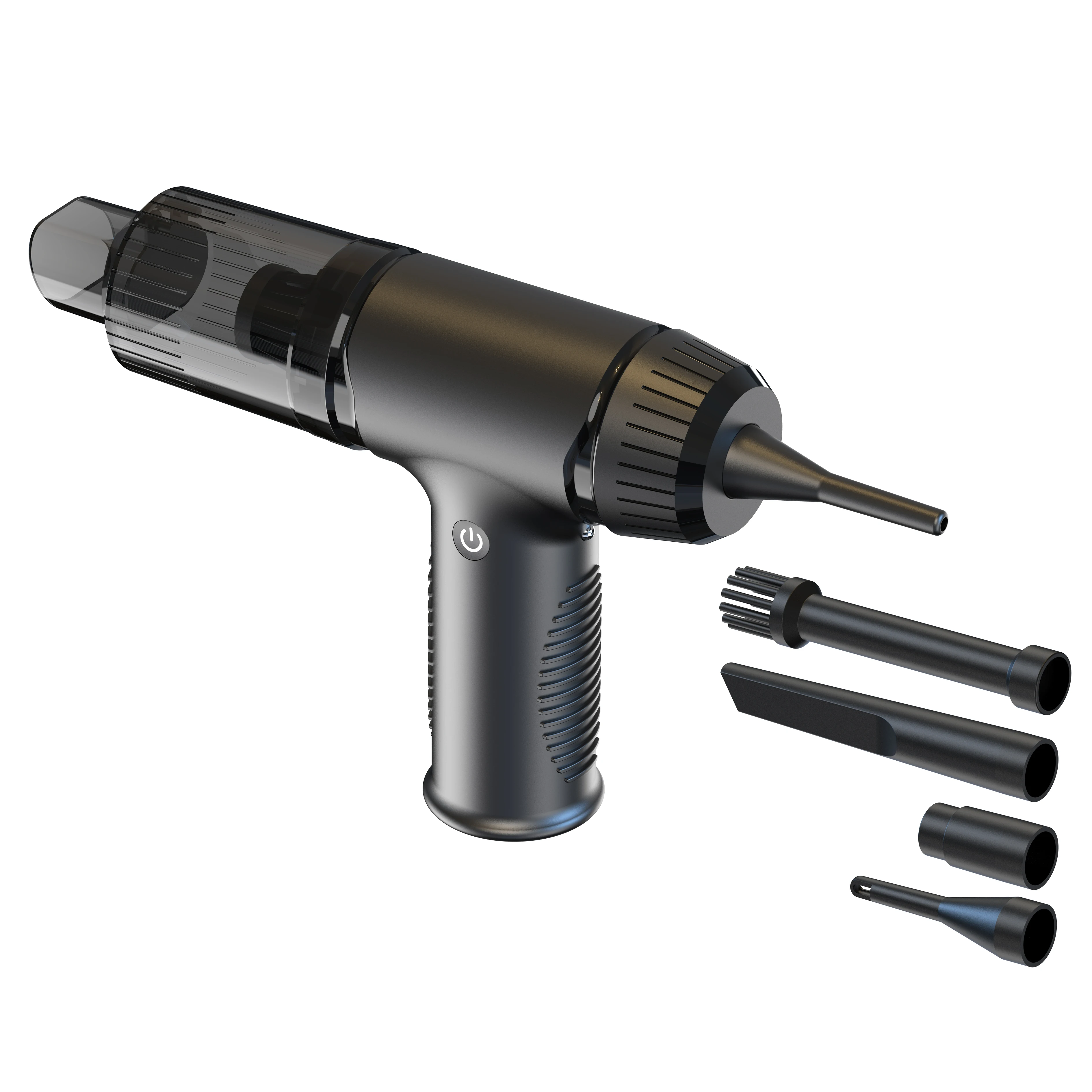 Newest  Wireless 2 in 1 portable Vacuum Cleaner & Dust Blower  Handheld Air Duster  For Car And Home  With 5 accessories