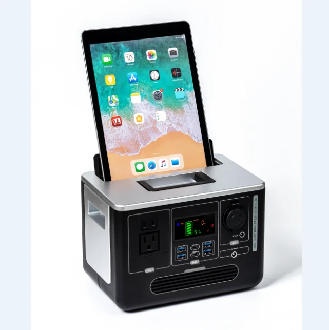 444WH lithium portable power bank 300W portable power supply  AC DC USB generator solar portable