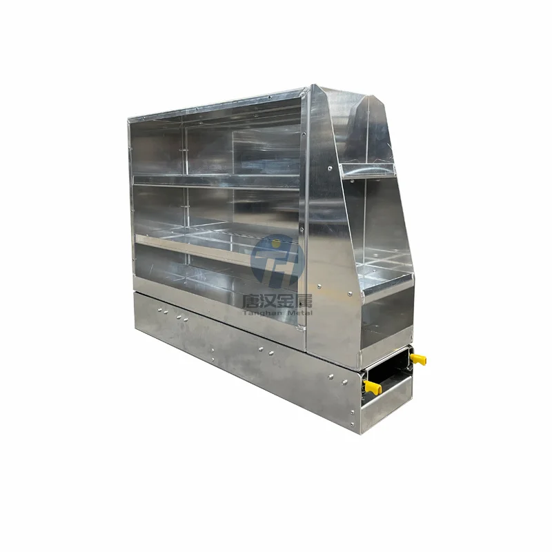 830mm aluminum flavoring pantry with heavy duty ball bearing slide rail for Ute Canopy