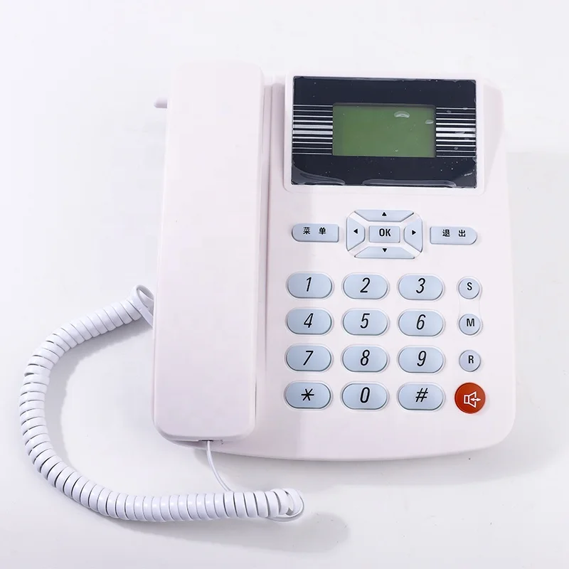 Top quality lte volte smart desktop office phone voip gateway sim card landline telephones cordless telephones