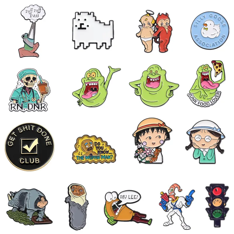 Bulk Wholesale New Promotional Free Sample Custom Branded Design Logo Gifts Crafts Hard Ironic Metal Badge Lapel Pins No MOQ