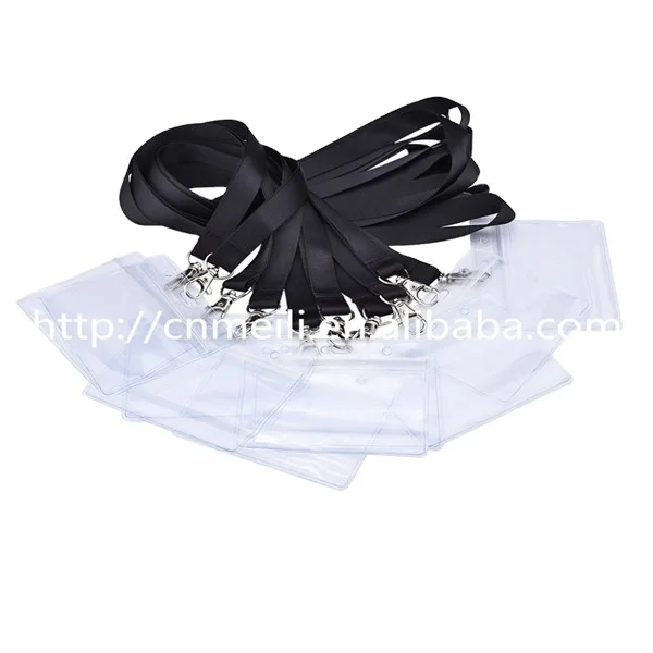 Clear Waterproof ID Card Holder Badge Holder