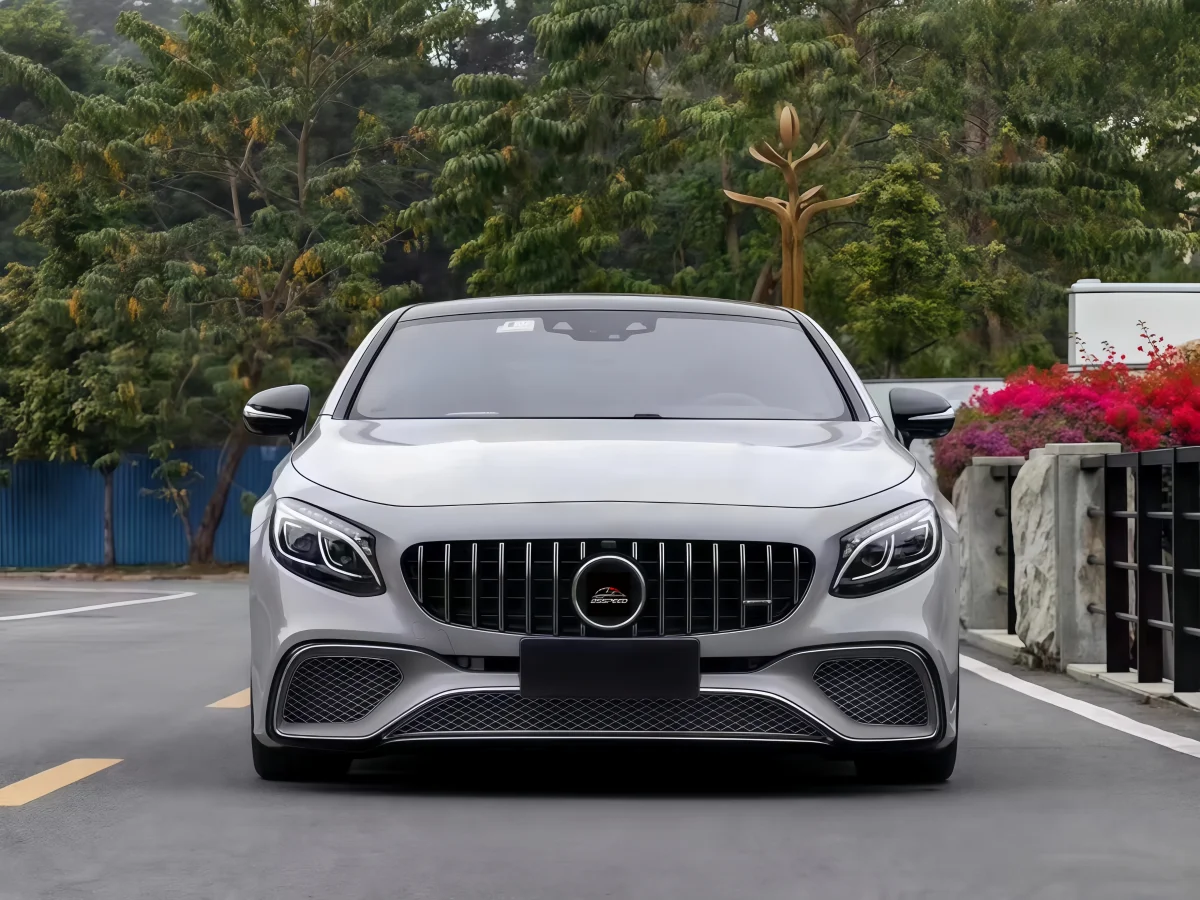 BS AUTO S65 обвес для Mercedes Benz C217 S Купе класса A217 Кабриолет класс обновление до AMG стиль