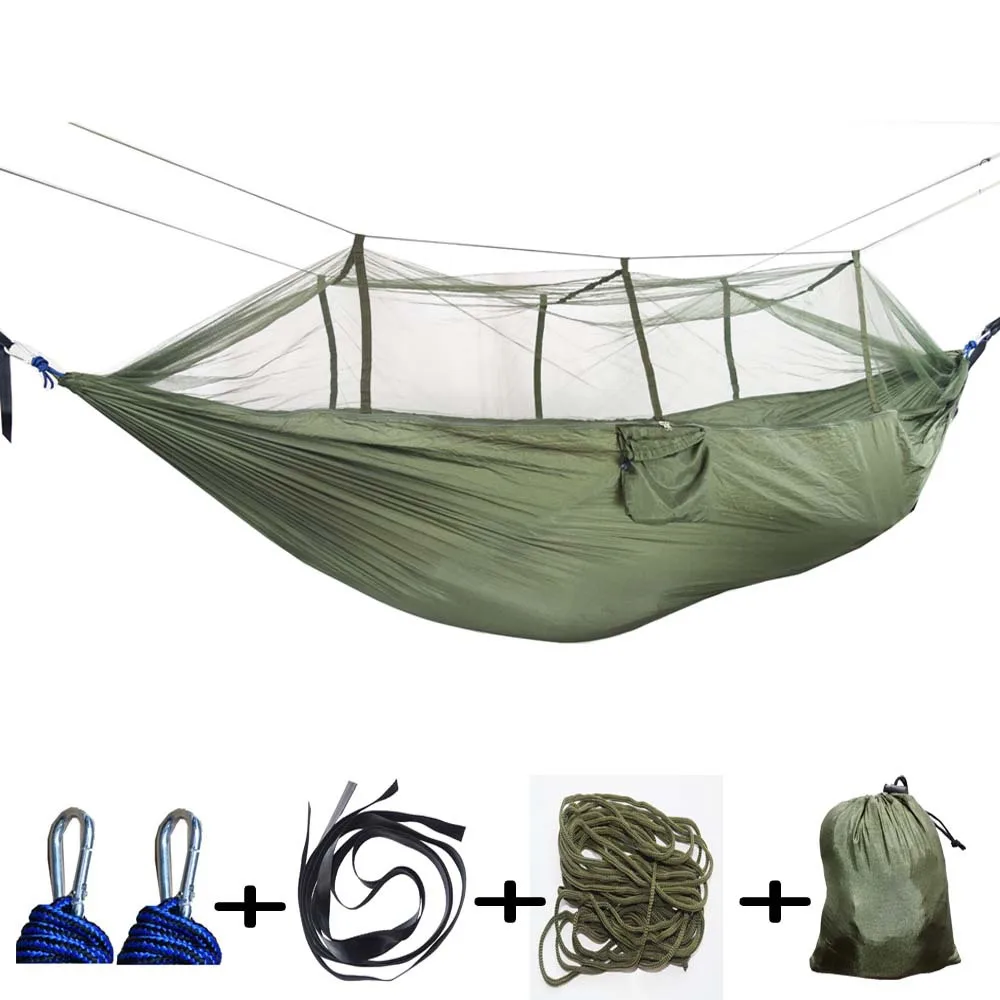 New Camping Hammock with Mosquito Net Outdoor Hiking Traveling Hammock Tent