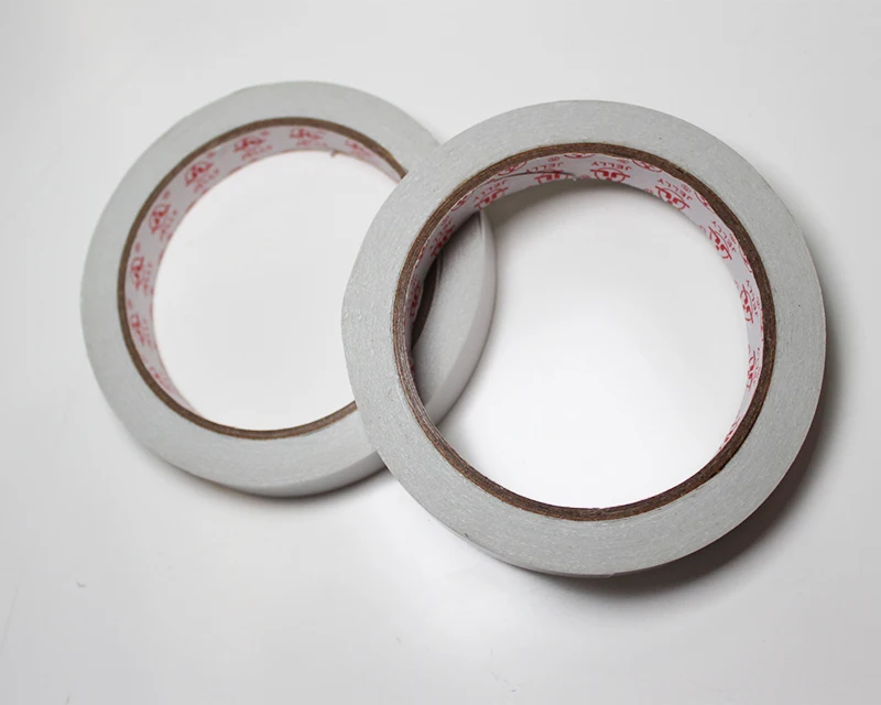 White Yellow Two Sided  Glue Tissue Hot Melt Adhesive Embroidery Tape for Garment Usage