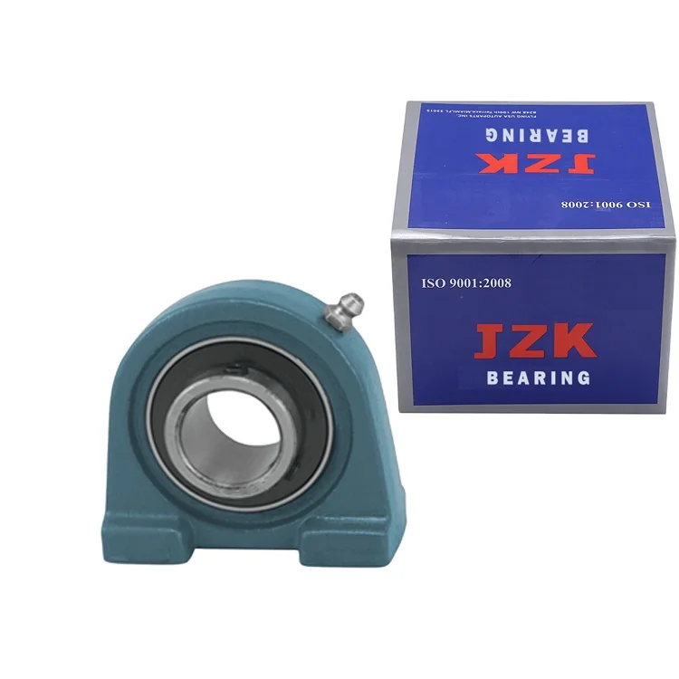 JZK High quality UCPA206 Spherical Bearings Low Friction Steel Cage insert bearings
