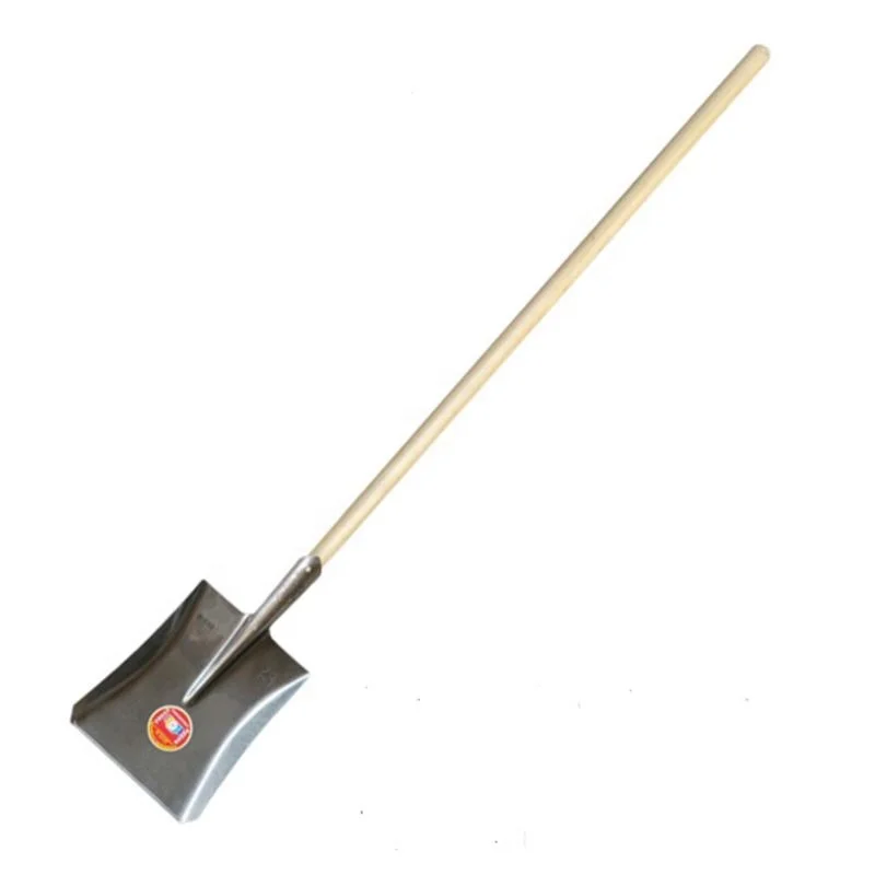 steel long handle wooden snow shovel garden spade garden rake