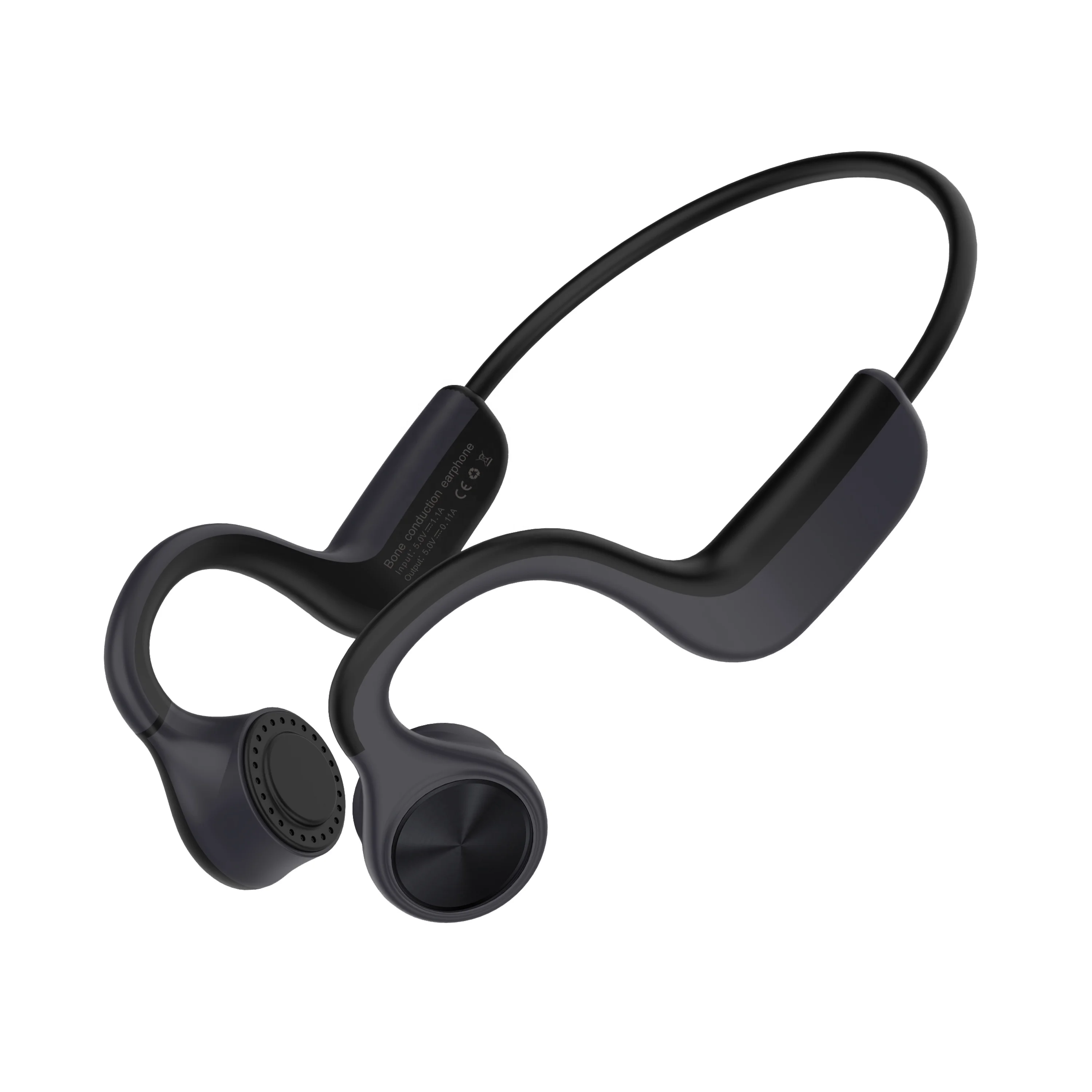 Беспроводные водонепроницаемые наушники с костной проводимостью, Bluetooth 5,0, беспроводная Спортивная гарнитура с открытым ухом