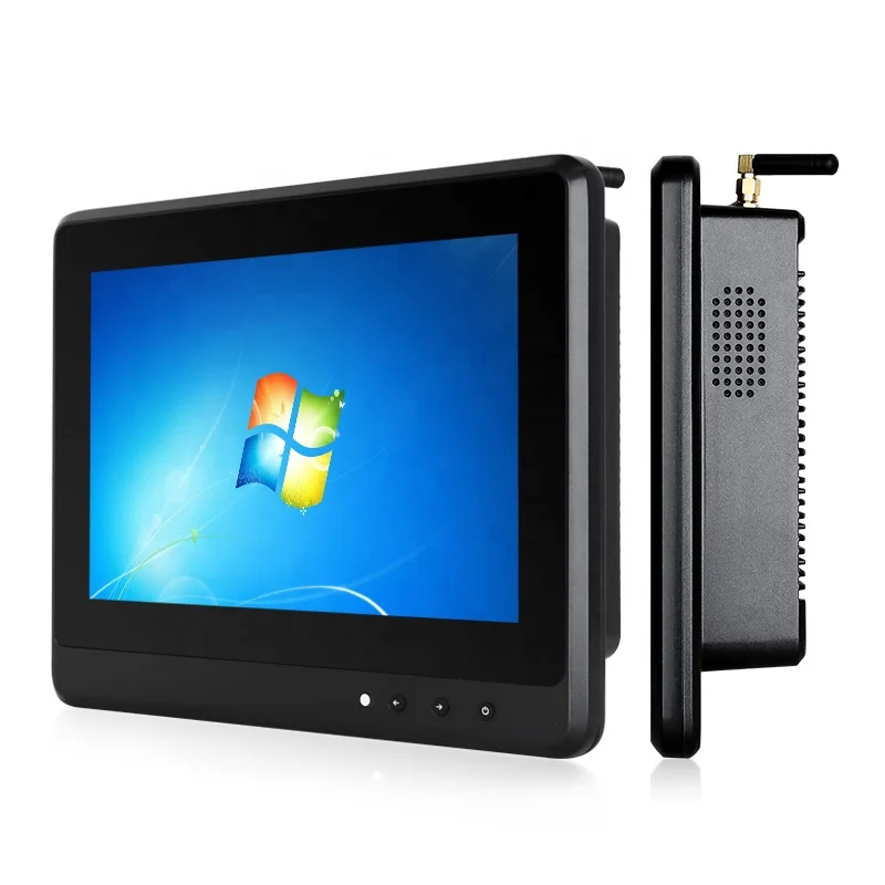 Industrial capacitive touch 10.1inch LCD Screen boat marine navigation gps industrial panel pc with J1900 CPU