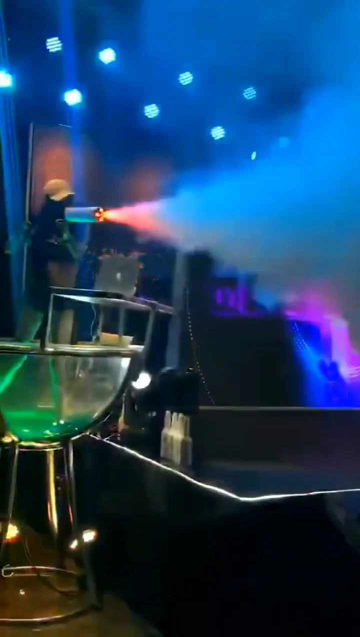 led co2 gun bar party stage effects disco dj co2 gun