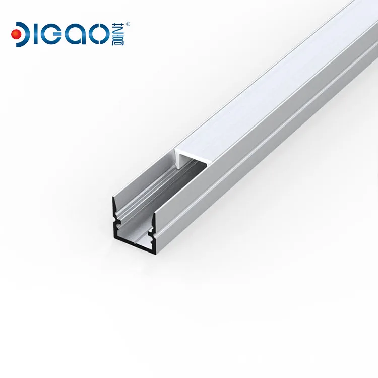 Stainless steel  window glass frameless balustrade railing clamp led strip light aluminum u shape channel system profie
