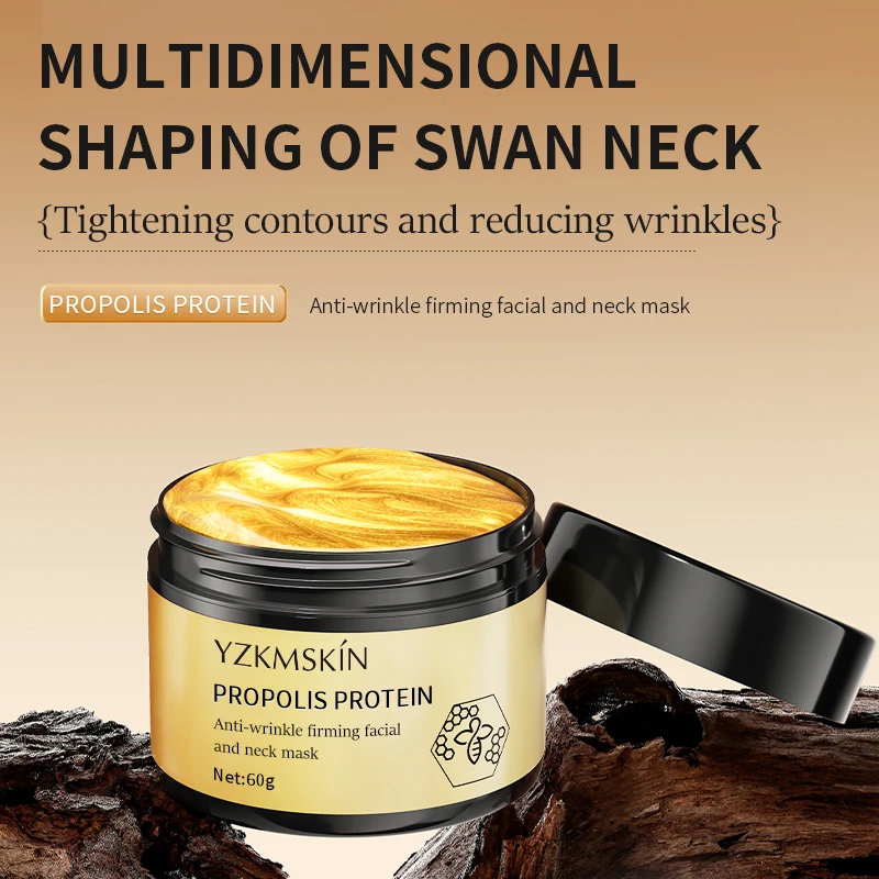 High Quality Propolis protein moisturizing Anti-Wrinkle Firming Neck Mask for Body Use