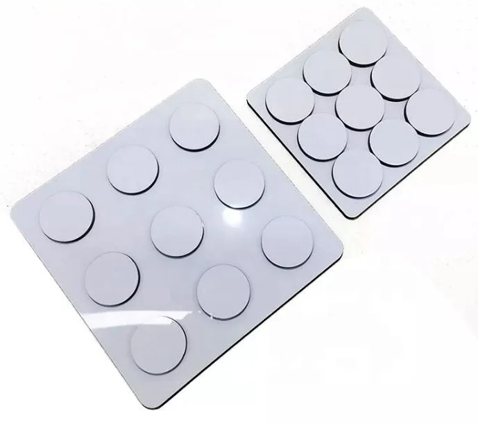 5 inch 7 inch DIY Sublimation Blank Tic Tac Toe MDF wood photo board game with 10 chips