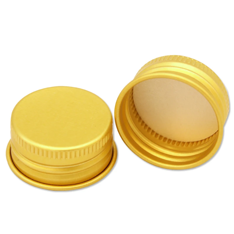 High quality 20mm 24mm 28mm aluminum cap aluminum lid for drinks bottle metal cap metal lid for packing bottle Wholesale