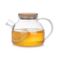 Wholesale Borosilicate 500ml 80ml Cheap Teapot Tea Coffee Sugar Set European Tea Set with filter