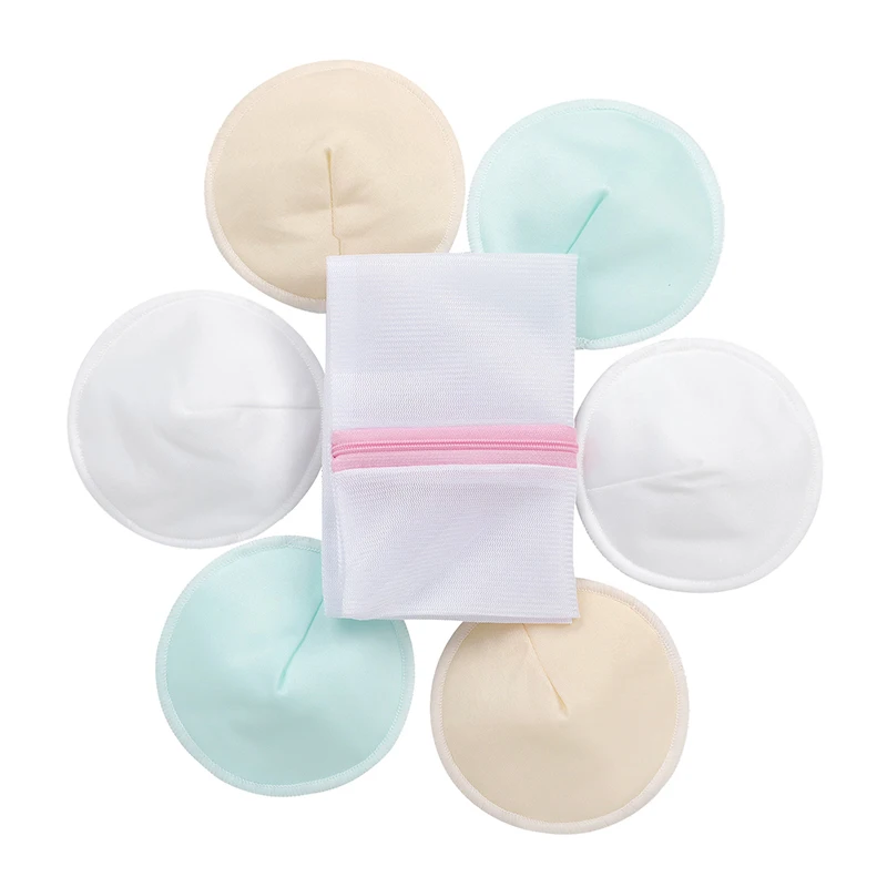 Оптовая продажа, контурные прокладки ohbabyka из органического бамбука для кормления грудью, многоразовые моющиеся прокладки для кормления грудью для мам
