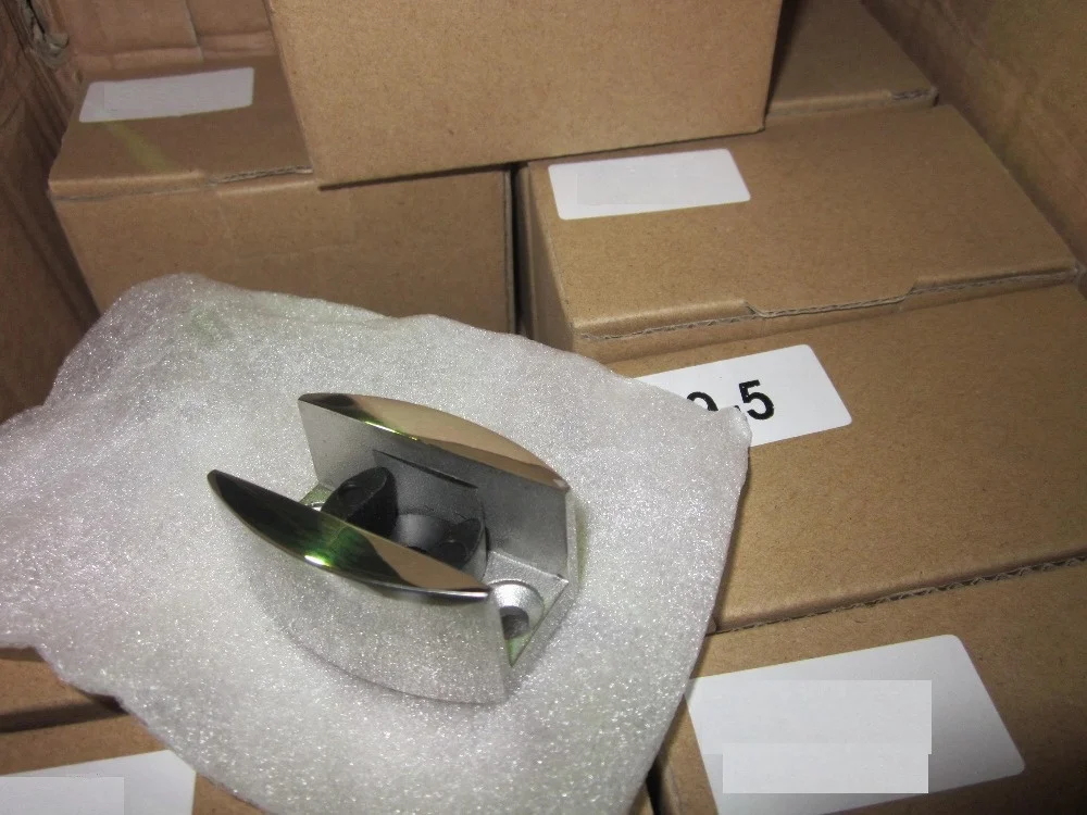 Adjustable  floor glass clamp or  glass door fitting L020 sliding floor guide with 8 to 14mm thickness