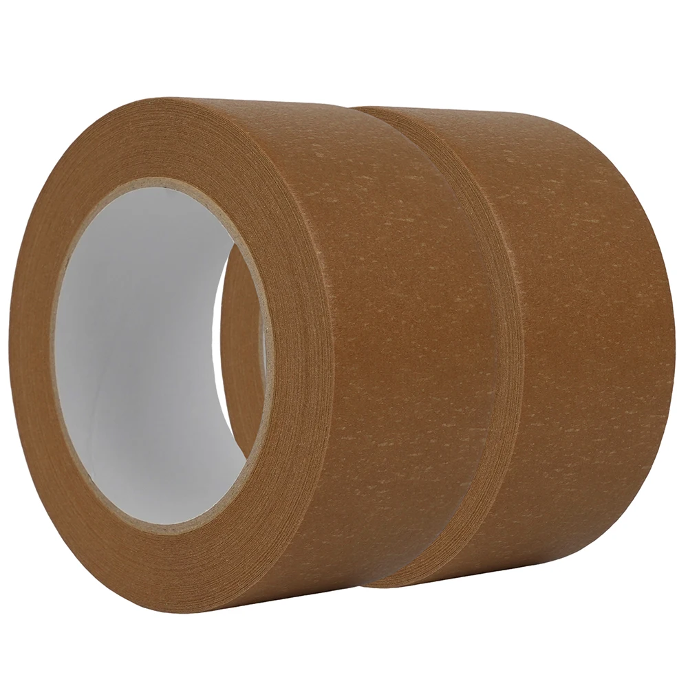 Uncoated Kraft Paper Tape Biodegradable Kraft Paper Tape Adhesive Personalized Kraft Paper Packing Tape